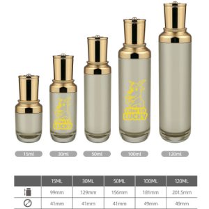 kích thước Bộ Chai Lọ Hoa Văn 15ml 30ml 50ml 100ml 15g 30g