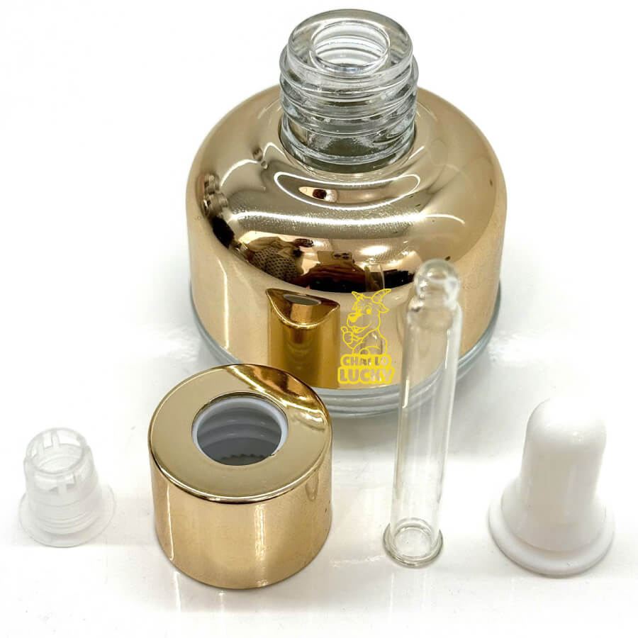 Cấu Tạo Chai Serum Thuỷ Tinh Màu Vàng