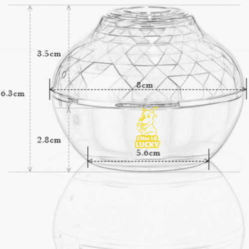 Kích Thước Hủ Đựng Kem Face 30g Màu Vàng