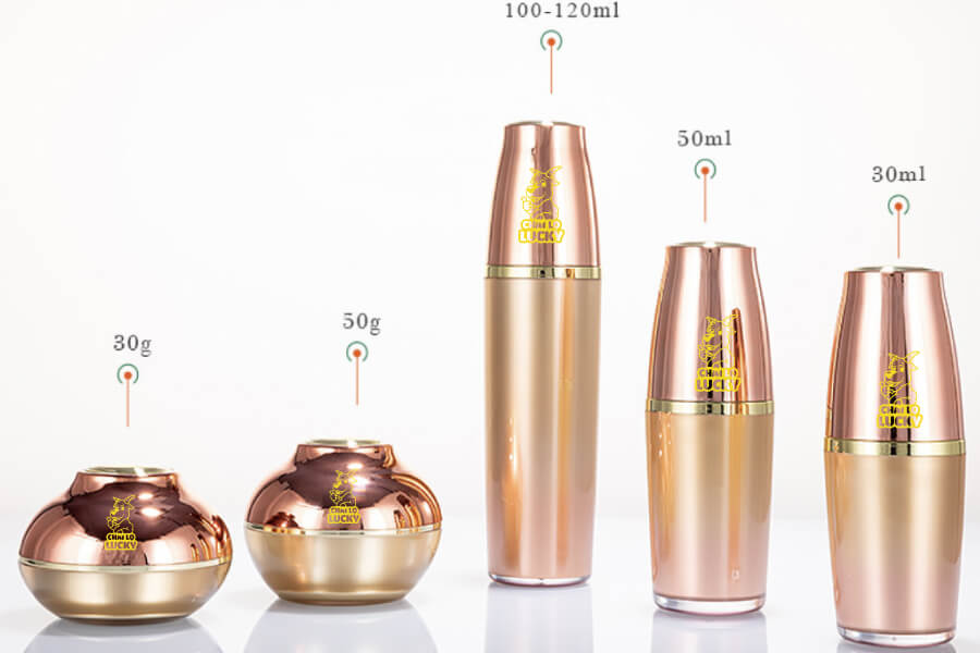 dung tích Set Đựng Mỹ Phẩm Cao Cấp Màu Tím