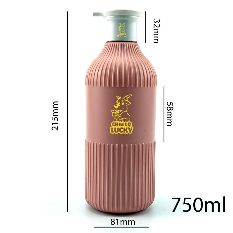 kích thước Chai Đựng Sữa Tắm 750ml