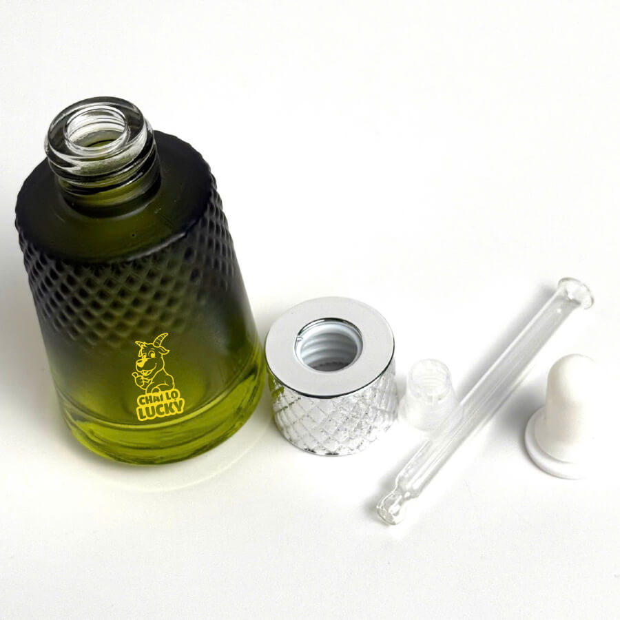 Cấu Tạo Chai Thuỷ Tinh Xanh Lá 30ml