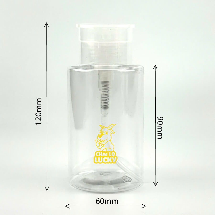 kích thước Chai Đựng Toner 120ml 150ml 200ml Trắng Trong
