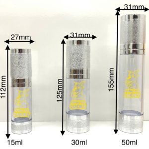 Kích thước chai HCK 15ml 30ml 50ml