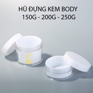 hũ chiết kem body 250g