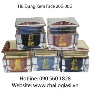 hũ nhựa chiết kem face 30g