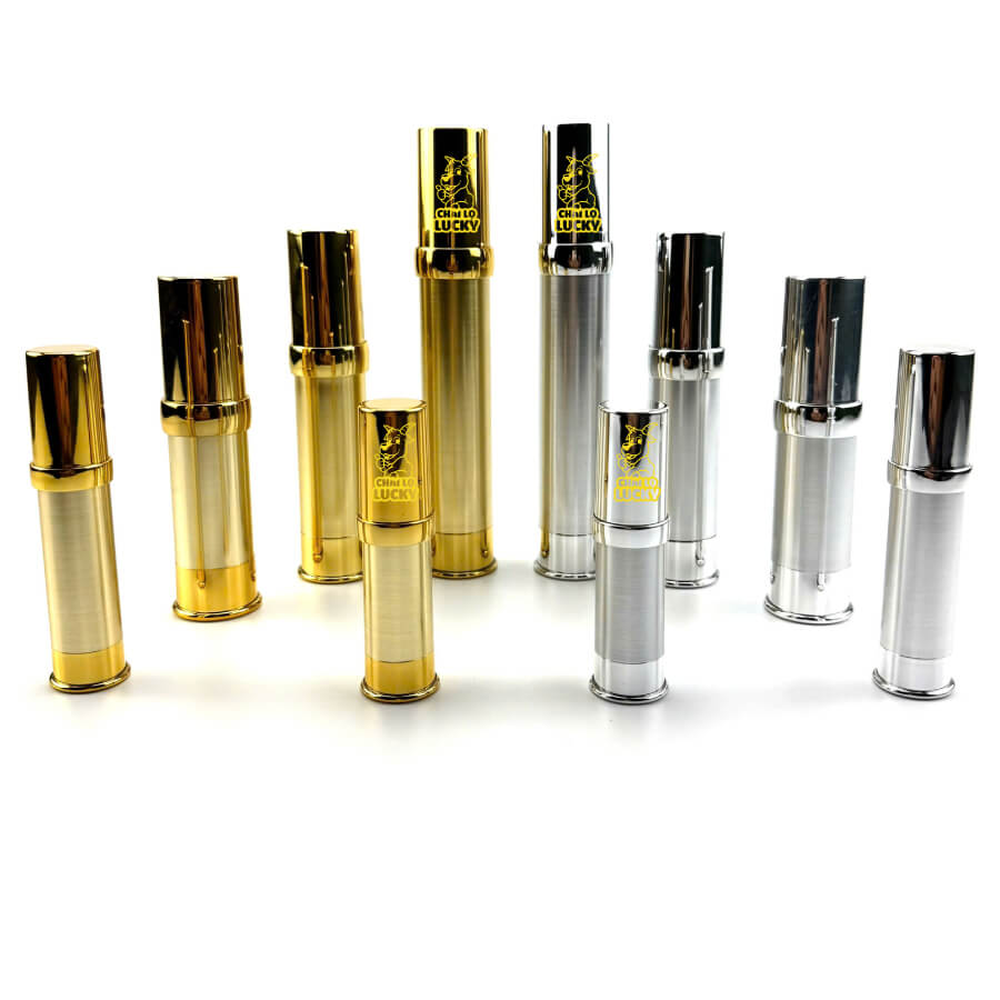 Chai Hút Chân Không 15ML Màu Bạc Màu Vàng