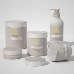 Set Đựng Kem Ủ Tóc Body Scrub Dầu Gội