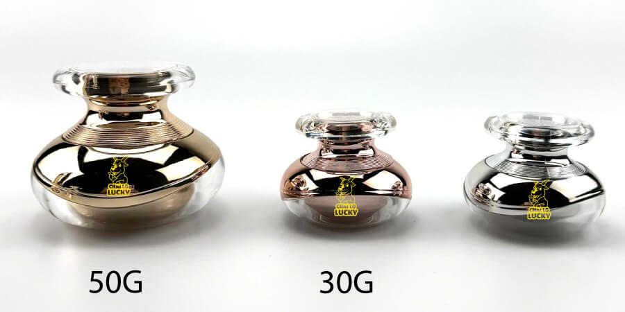 màu sắc Hũ Chiết Mỹ Phẩm 30G Màu Vàng Cao Cấp