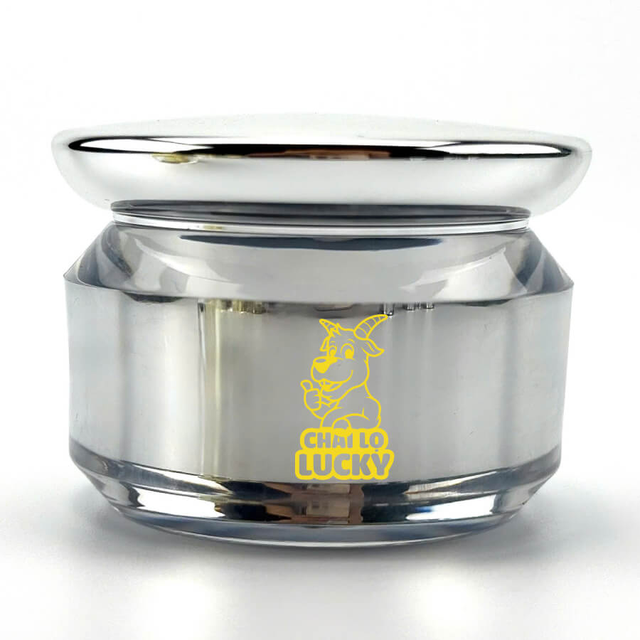 hũ đựng kem 10g màu bạc