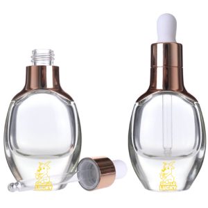 Chai Đựng Serum Nút Bóp 30ML Màu Nâu