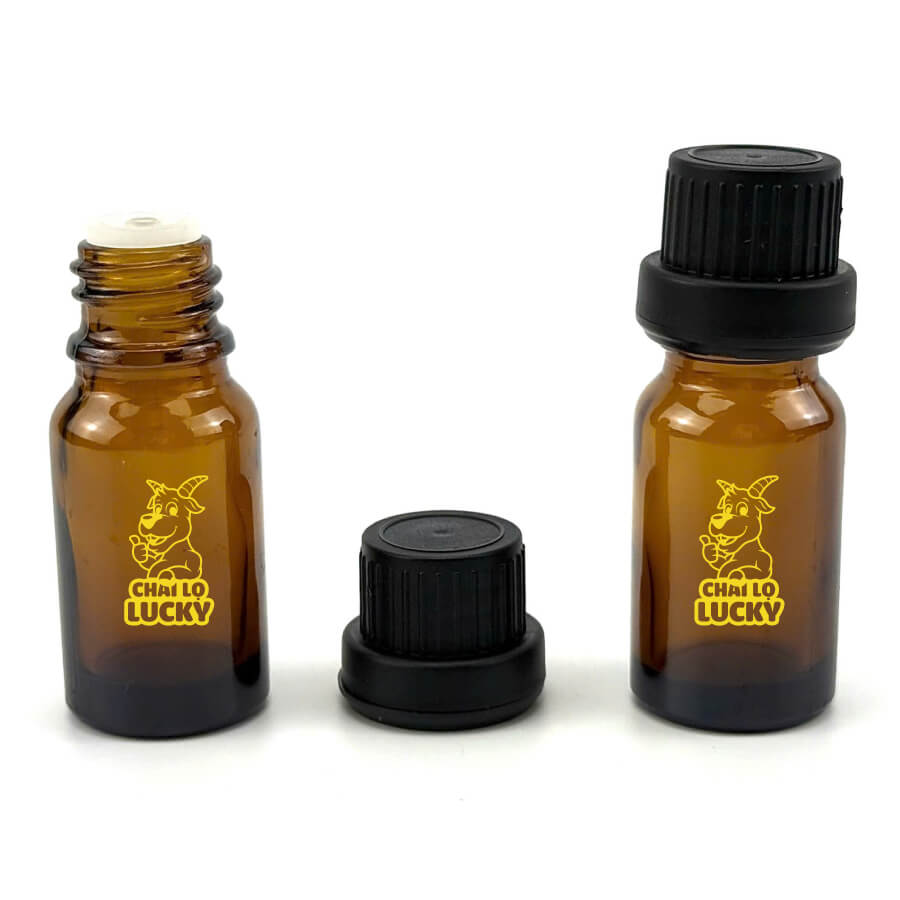 Lọ đựng tinh dầu 10ml màu nâu nhỏ giọt