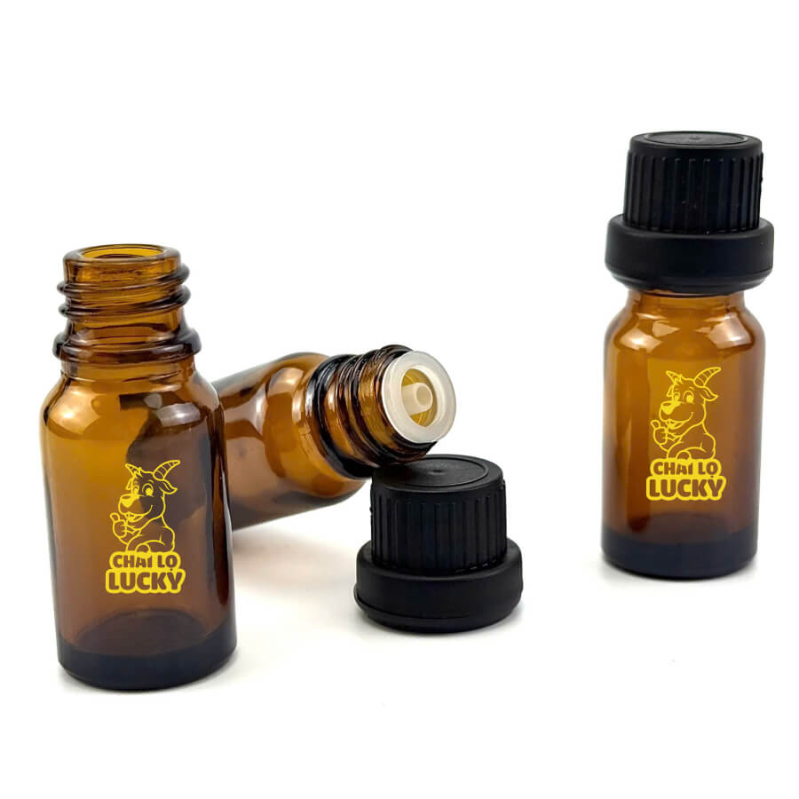 Lọ đựng tinh dầu 10ml màu nâu nhỏ giọt