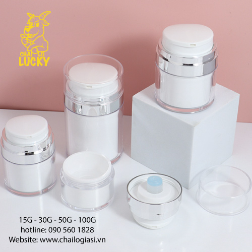 Hũ nhựa hút chân không 15g 30g 50g 100g