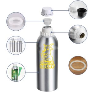 cấu tạo Chai Nhôm Nắp Vặn đựng tinh dầu 500ml 1000ml 5000ml