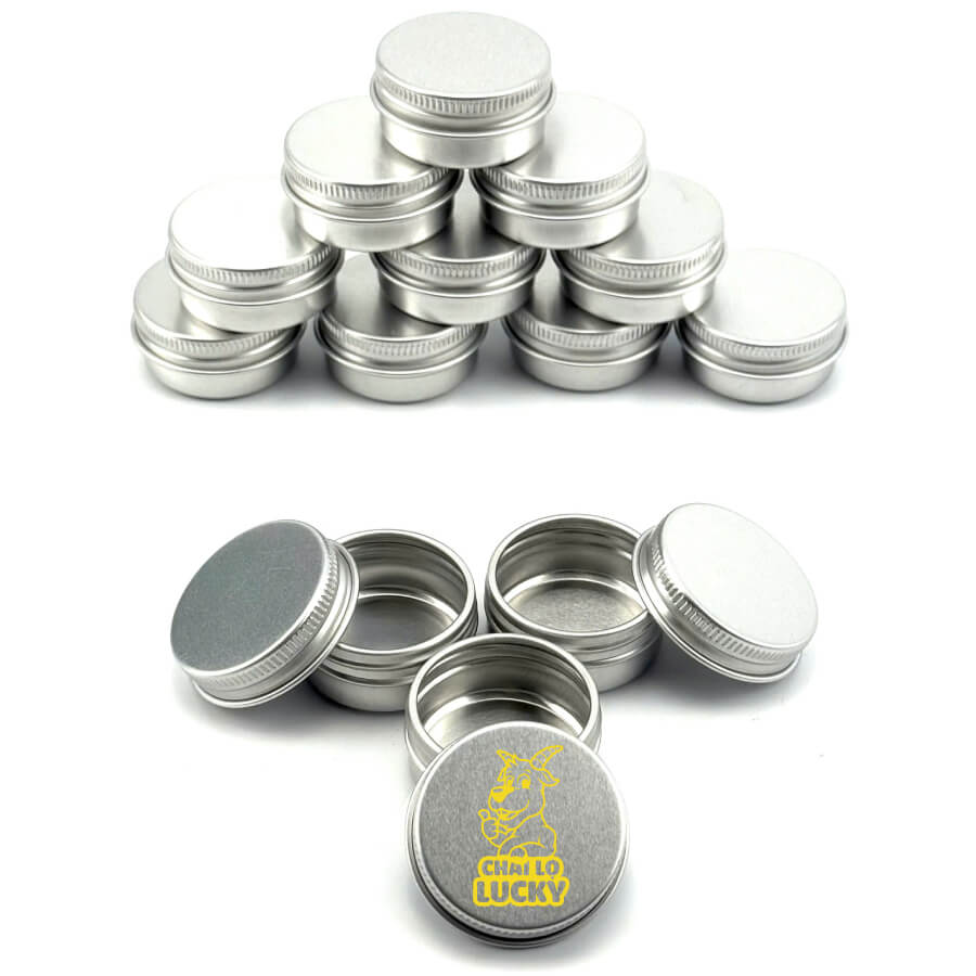 cấu tạo hũ nhôm màu bạc 10ml