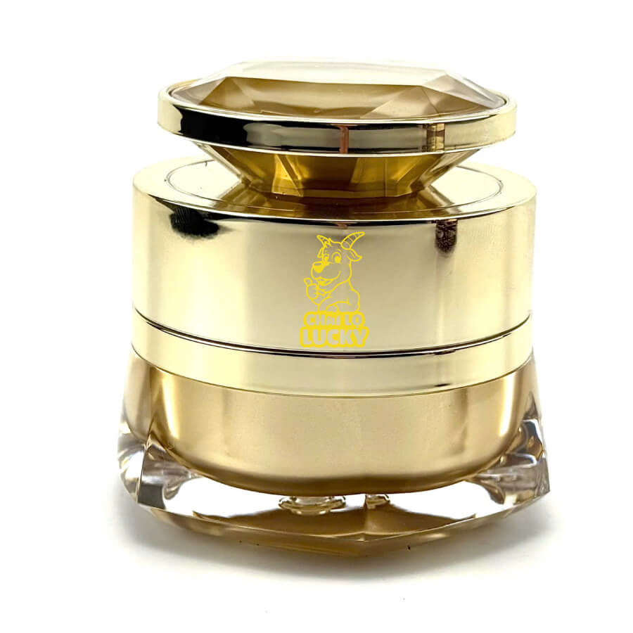 hũ nhựa acrylic 30g màu vàng