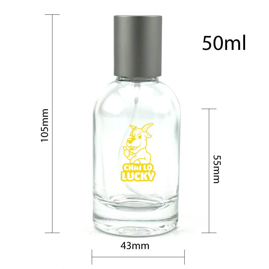 kích thước Vỏ Chai Lọ Chiết Nước Hoa Đẹp 50ml