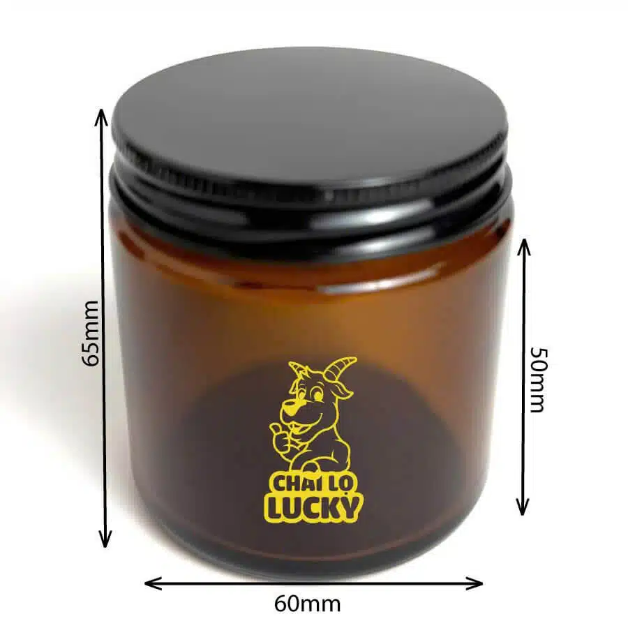 Kích thước hũ thuỷ tinh đựng nến thơm 100g