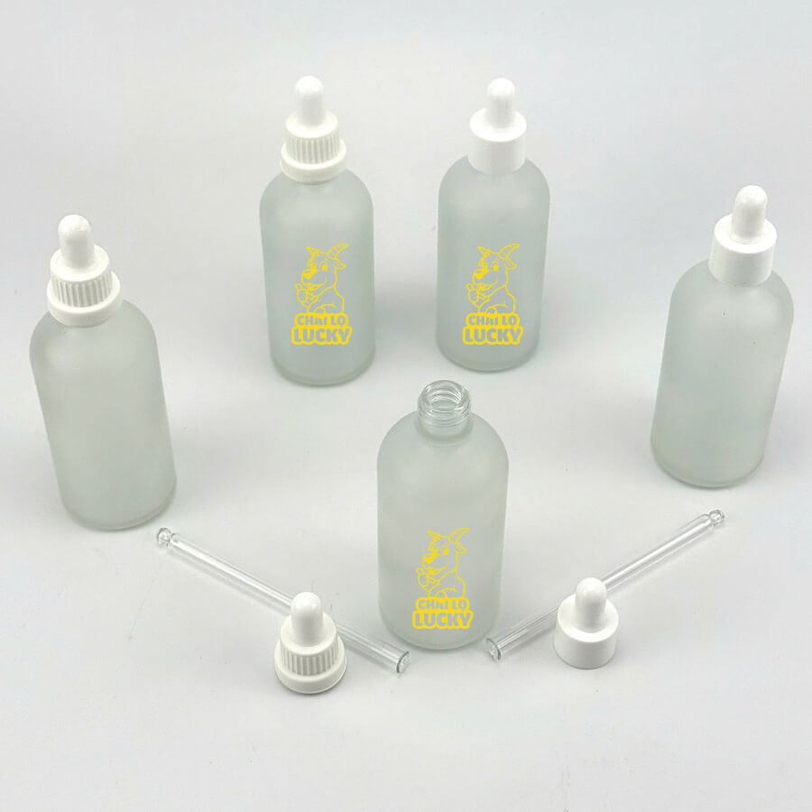 cấu tạo chai serum trắng mờ 100ml nút bóp